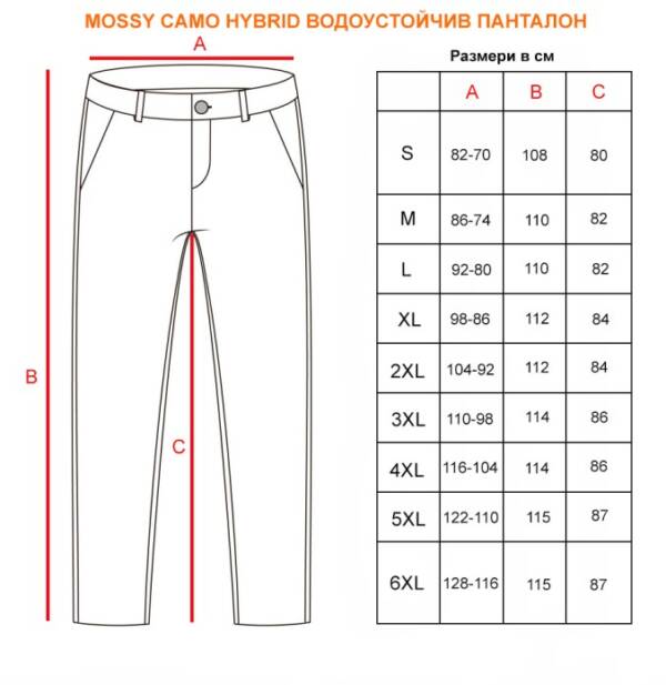 CHAMELEON MOSSY CAMO HYBRID WATER RESISTANT TROUSERS - Image 2