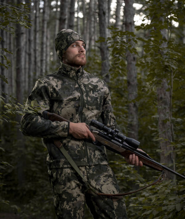CHAMELEON CAMO FLEECE JACKET WITH WINDBLOCK MEMBRANE - Image 2