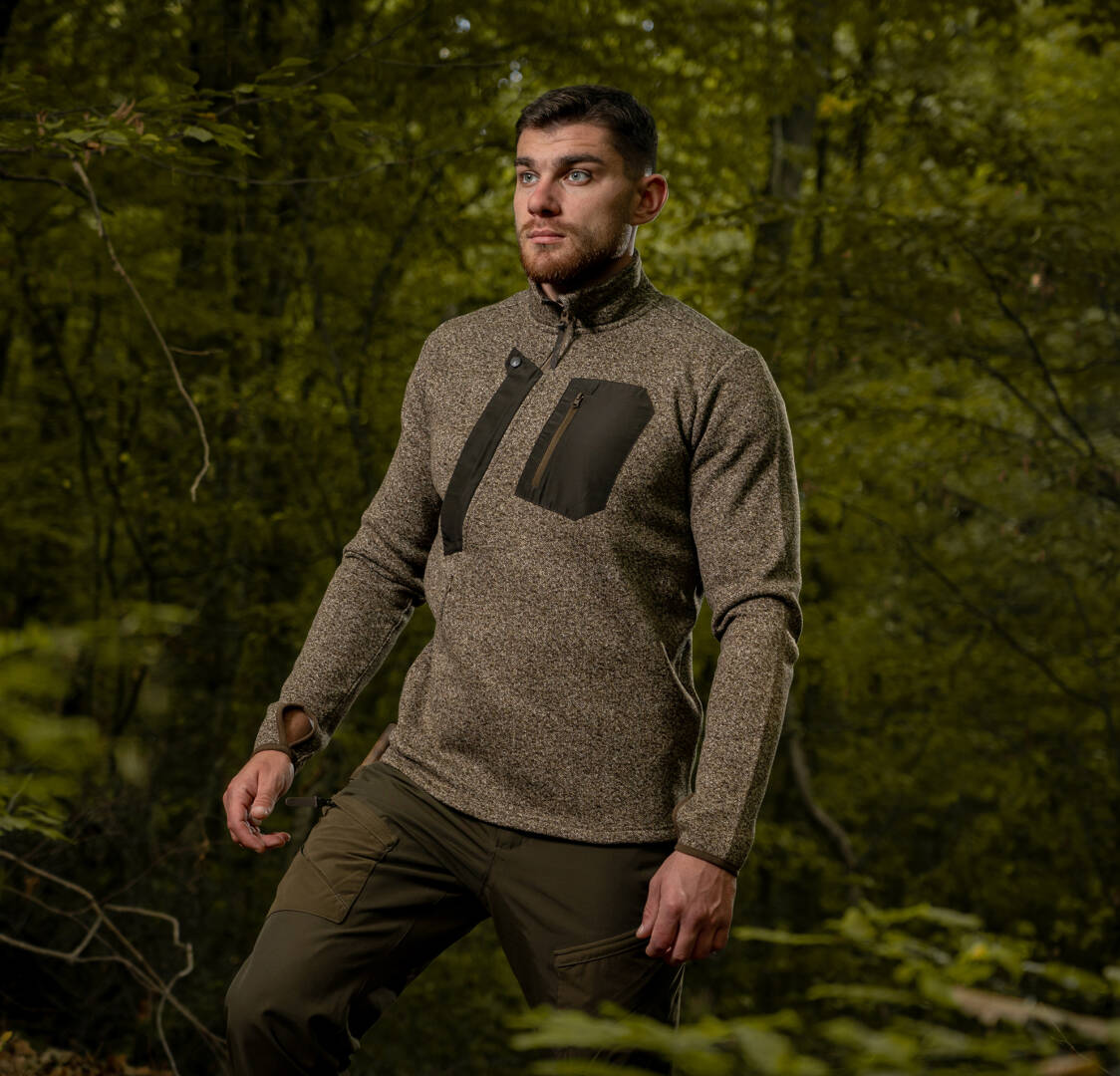 ХАМЕЛЕОН ОВЕНИ ПЛЕТЕН ВАТИРАН ПУЛОВЕР - Image 2