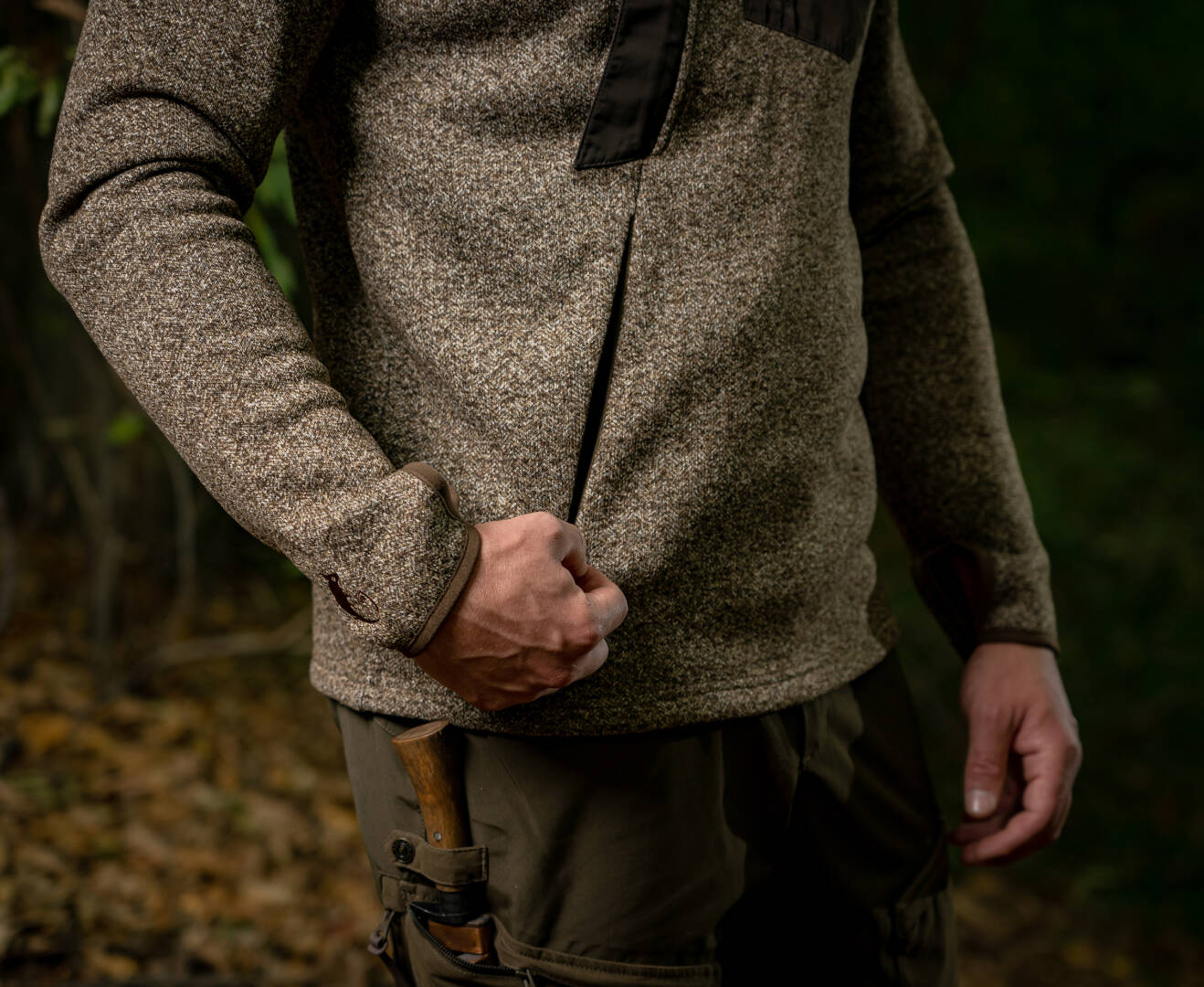 ХАМЕЛЕОН ОВЕНИ ПЛЕТЕН ВАТИРАН ПУЛОВЕР - Image 3